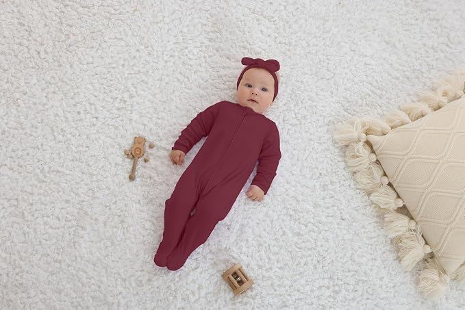 GUISBY Long Sleeve Baby Footed Pajamas - Image 6