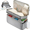 Breastmilk Cooler Bag with 6 Ice Pack, Wearable Breast Pump Bag Compatible with by GDNasist