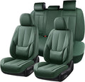 Coverado Car Seat Covers Full Set, Car Seat Protector Waterproof, Nappa Leather by COVERADOAUTO