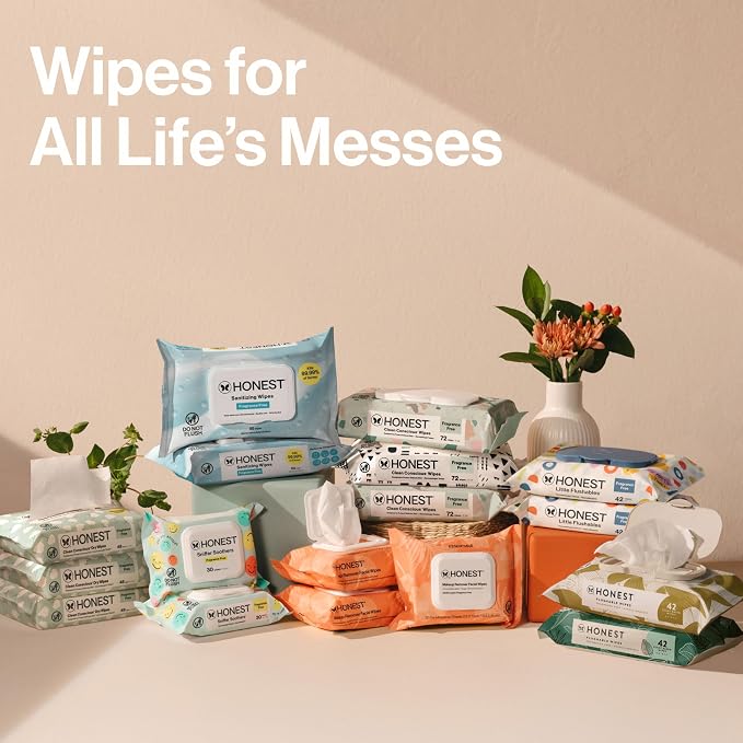 The Honest Company Clean Conscious Multi-Use Wipes, Unscented Hypoallergenic - Image 10