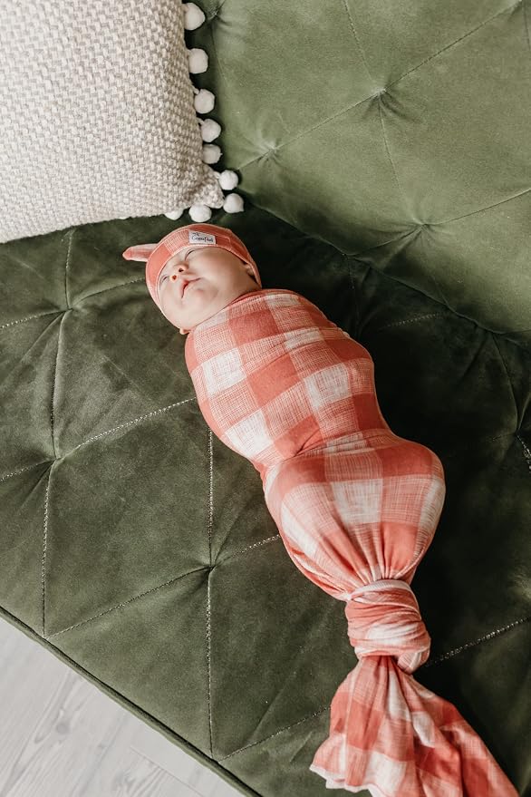 Copper Pearl Large Premium Knit Baby Swaddle Receiving Blanket Ralphie - Image 3