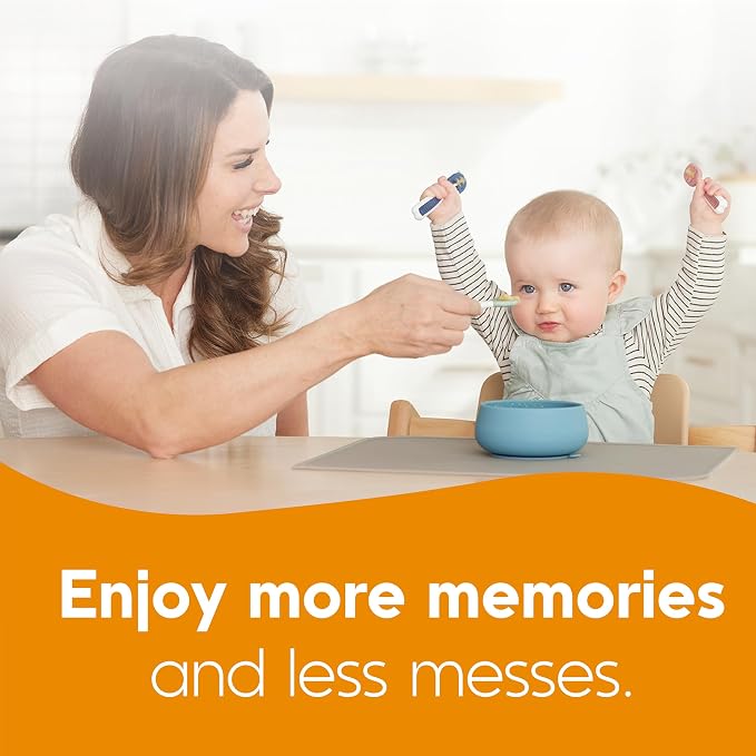 NumNum Baby Bowl & 2 Pack GOOtensils Baby Spoons, Suction Bowls - Image 8