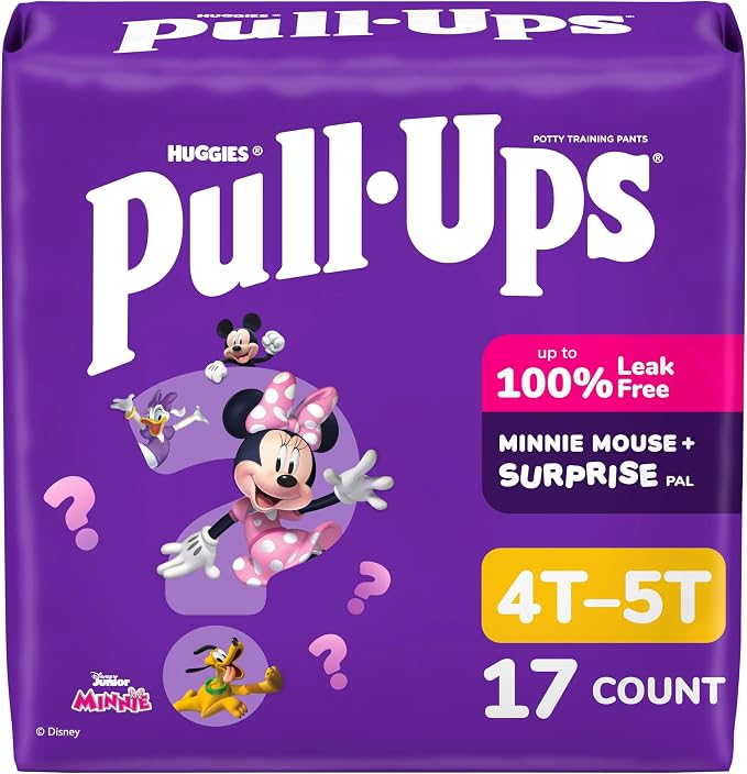 Pull-Ups Girls' Potty Training Pants, Size 4T-5T Training Underwear by Pull-Ups