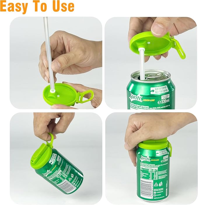 6 pack 6 color Soda Can Lids - Image 5