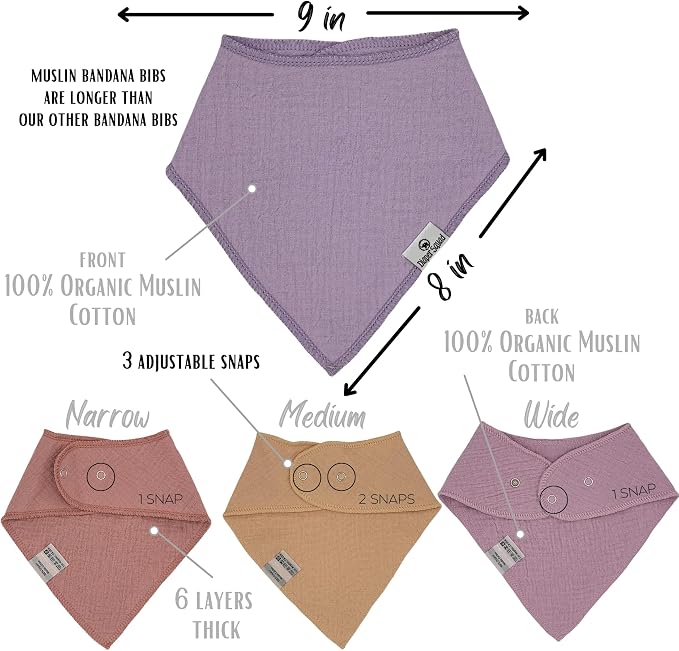 DiaperSquad's Baby Bibs for Drooling and Teething, Bibs for Boys, Baby Girl - Image 4