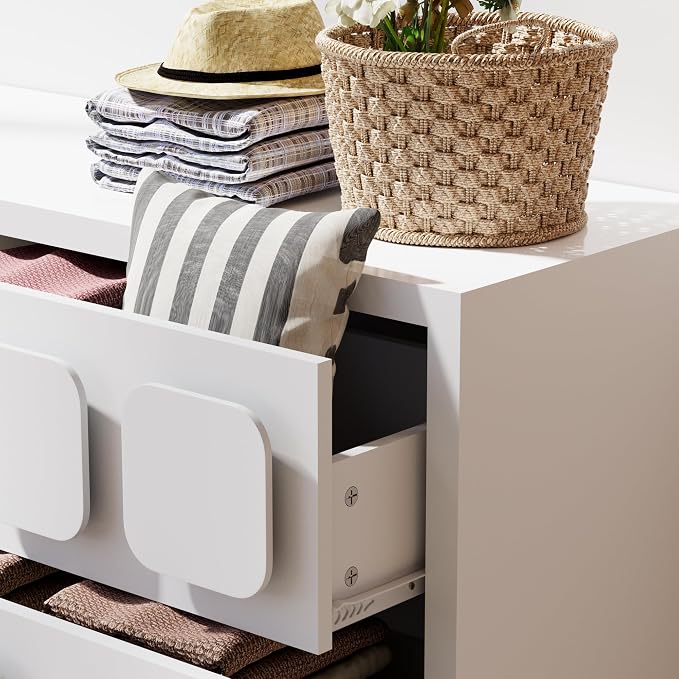 Anbuy White Baby Dresser for Bedroom, Dresser for Baby - Image 4