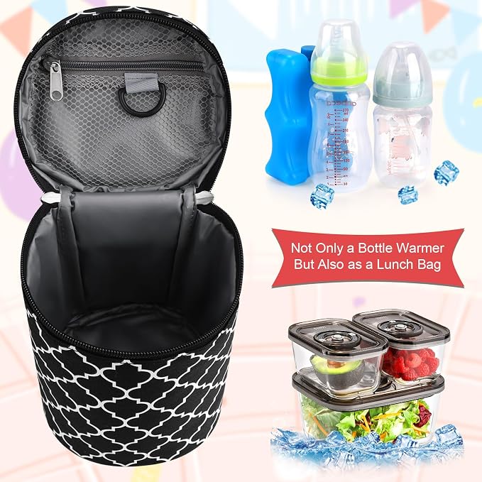 Accmor Breastmilk Cooler Bag, Insulated Baby Bottle Cooler Tote Bags - Image 6