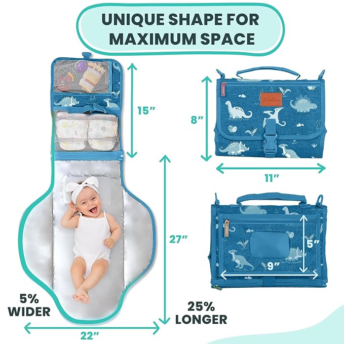 Portable Changing Pad for Baby, Travel Diaper Changing Pad for Newborn - Image 3