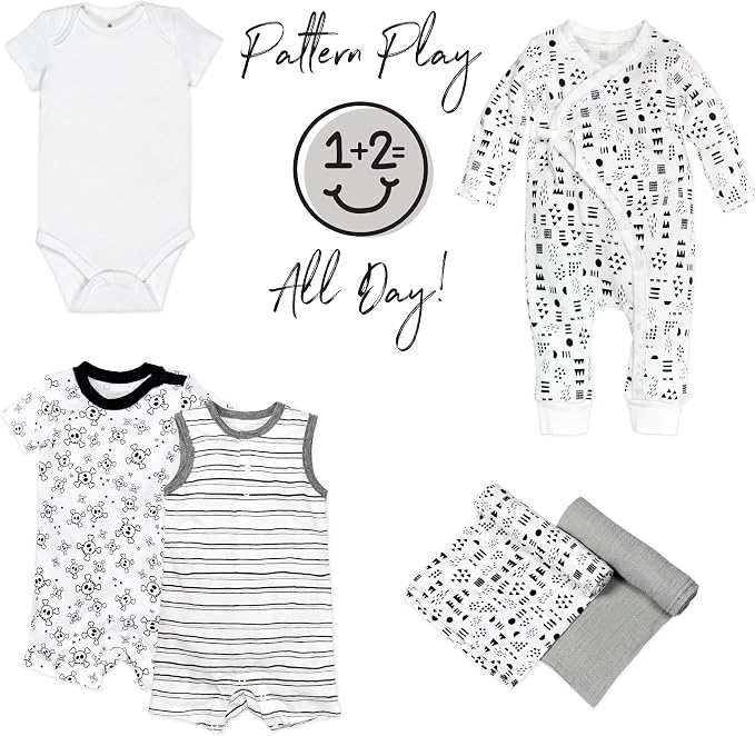 HonestBaby Baby Sleep N' Play One-Piece Zip-Front Footed Organic Cotton Pajama - Image 7