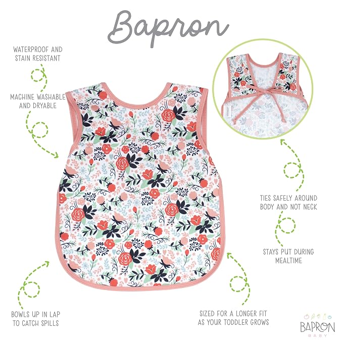 BapronBaby Vintage Rose Bapron - Image 2