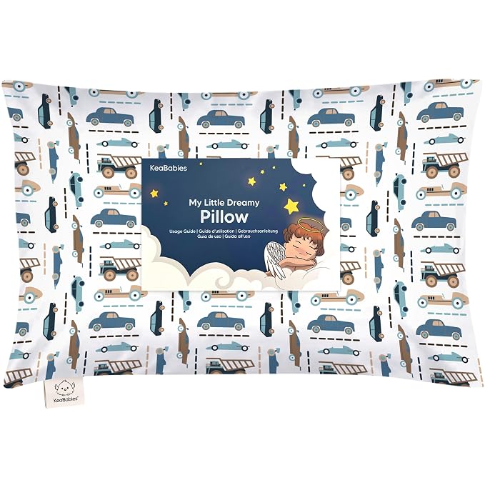 Toddler Pillow with Pillowcase by KeaBabies