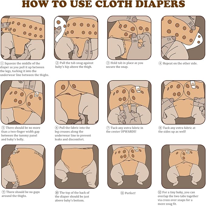 Mama Koala 3.0 Pocket Cloth Diapers - Image 8