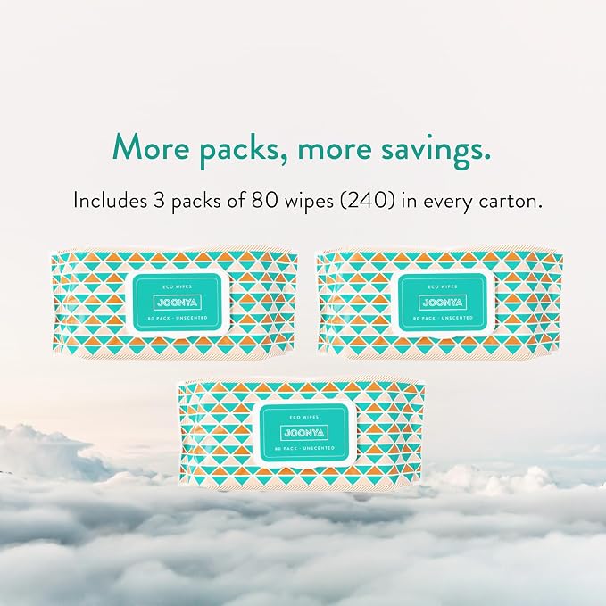 JOONYA Unscented Baby Wipes — Plant-Based, Fragrance-Free Diaper Wipes | - Image 7