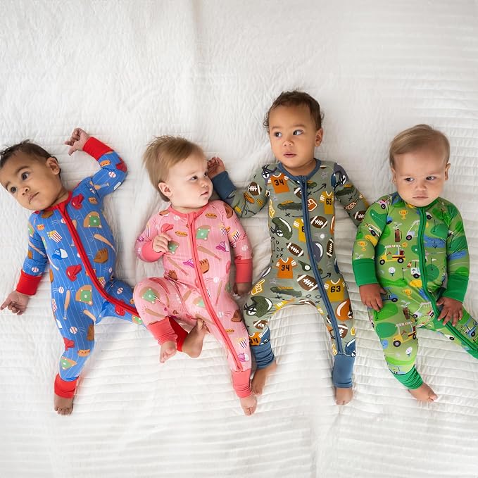 Little Sleepies Pajamas for Baby Boys & Girls, Viscose from Bamboo Baby Pajamas - Image 8