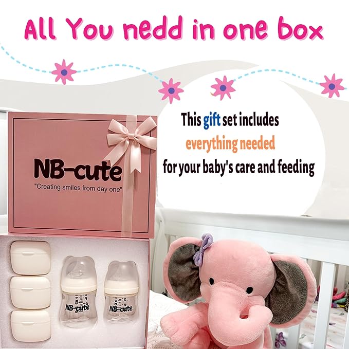 Glass Baby Bottles Anti Colic Set 2 Pack 3oz and 6oz BPA Free Heat Resistant - Image 9