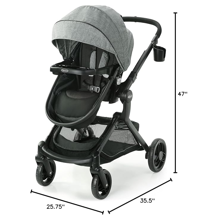 Graco Modes Nest Baby Stroller, 3 Modes: Adjustable Slide2Me Infant Car Seat - Image 8