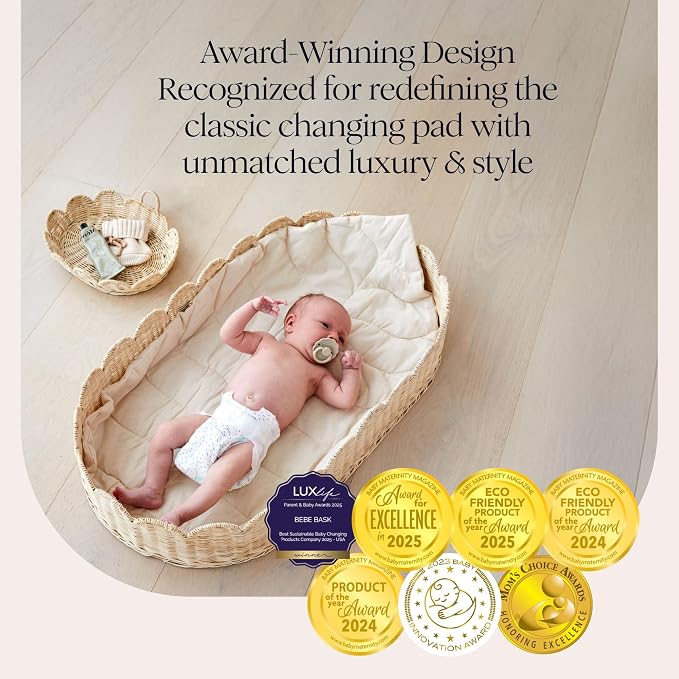 Bebe Bask Premium Baby Changing Basket - Image 3