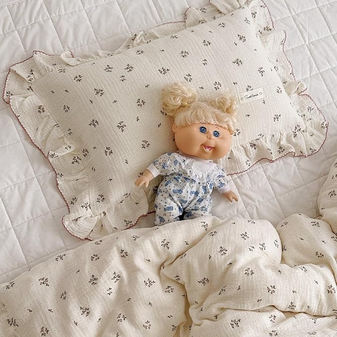BuLuTu Cotton Muslin Kids Toddler Pillowcase - Image 7