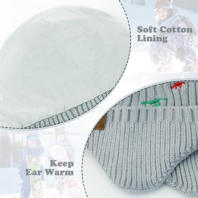 POXIMI Baby Boy Winter Hat Toddler Warm Beanie Girl Knit Hats - Image 5