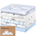 Organic Burp Cloths Baby Boy, Girl by KeaBabies