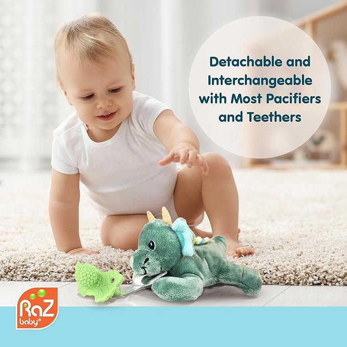 RaZbaby Bunny RaZbuddy w/RaZberry Teething Relief Pacifier – Soothes Sore Gums - Image 4