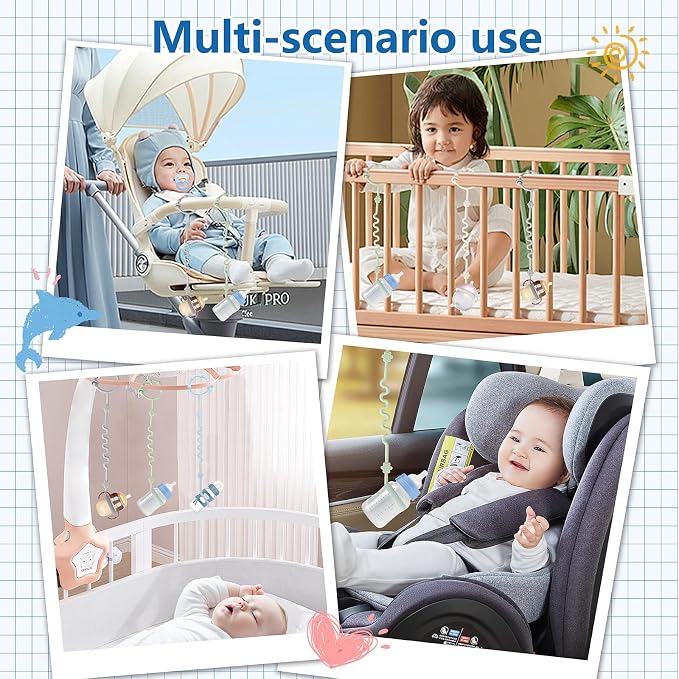 RTMOK Sippy Cup Strap Keep Bottles and Sippy Cups Off The Floor, Sippy Cup - Image 3