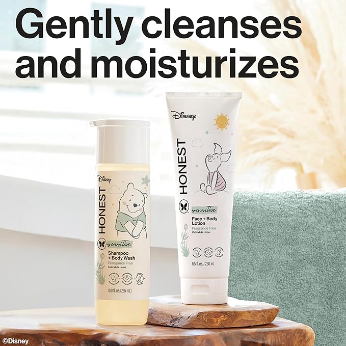 The Honest Company 2-in-1 Cleansing Shampoo + Body Wash and Face + Body Lotion - Image 3