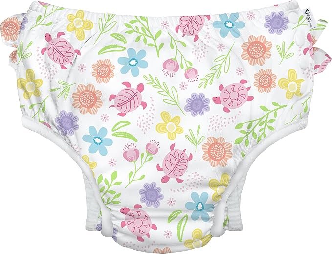 green sprouts Baby Toddler Eco Ruffle Snap Swim Diaper by GreenSprouts