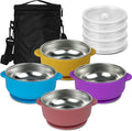 Stainless Steel Toddler Bowls by Unknown