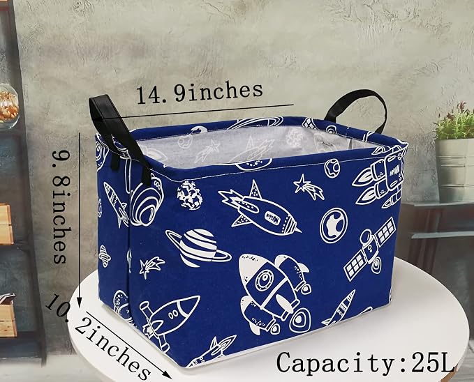 Rectangle Kids Gift Storage Basket Shelf Storage Basket Organizer Box Clothes - Image 2