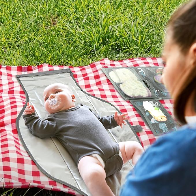 Portable Changing Pad for Baby, Travel Diaper Changing Pad for Newborn - Image 2