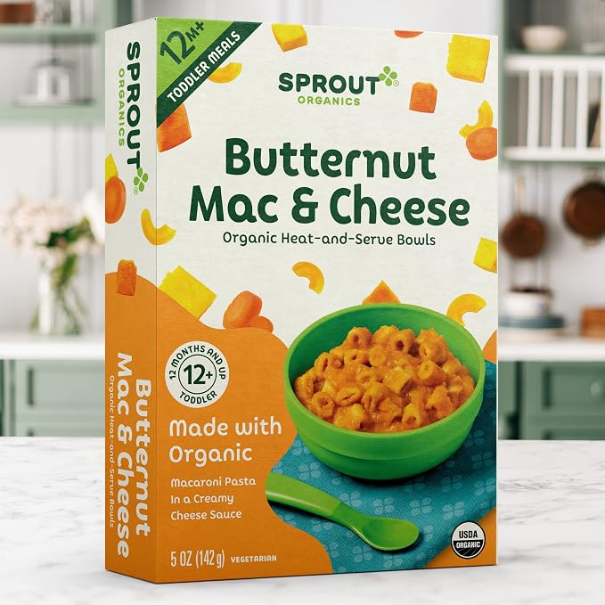 Sprout Organic Baby Food, Toddler Meals, Macaroni Pasta - Image 4