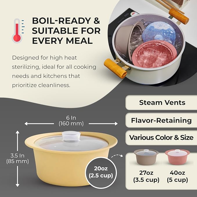 20oz Platinum Silicone Microwave Steamer Pot - Image 4