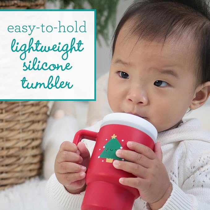 Infantino My 1st Tumbler, Silicone Sippy Cup - Image 2