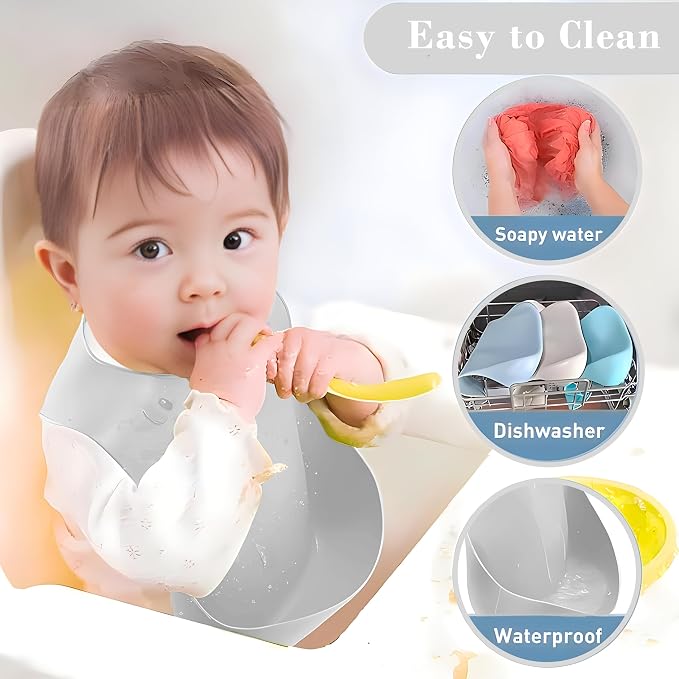 Silicone Baby Feeding Set, Miicasa Baby Led Weaning Supplies Kit - Image 2