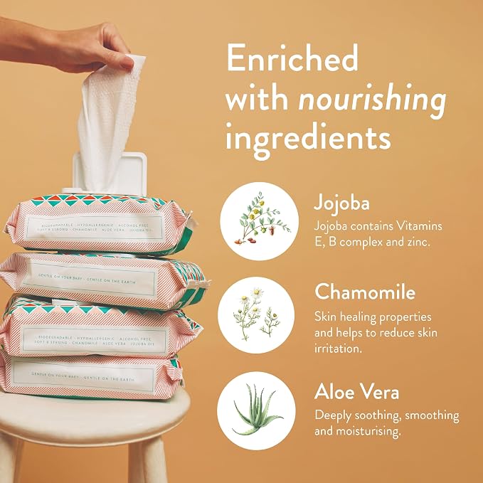 JOONYA Unscented Baby Wipes — Plant-Based, Fragrance-Free Diaper Wipes | - Image 4