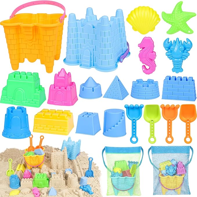 Beach Toys for Toddlers, Sand Castle Toys by KUBUSFLY