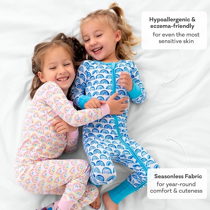 Little Sleepies Pajamas for Baby Boys & Girls, Viscose from Bamboo Baby Pajamas - Image 5