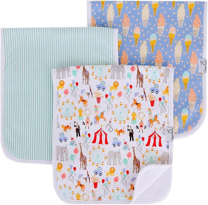 Copper Pearl Premium Baby Burp Cloths by CopperPearl