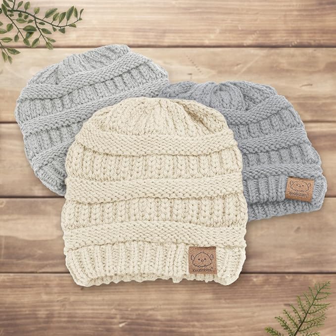 3-Pack Baby Beanies for Boys, Girls - Image 9