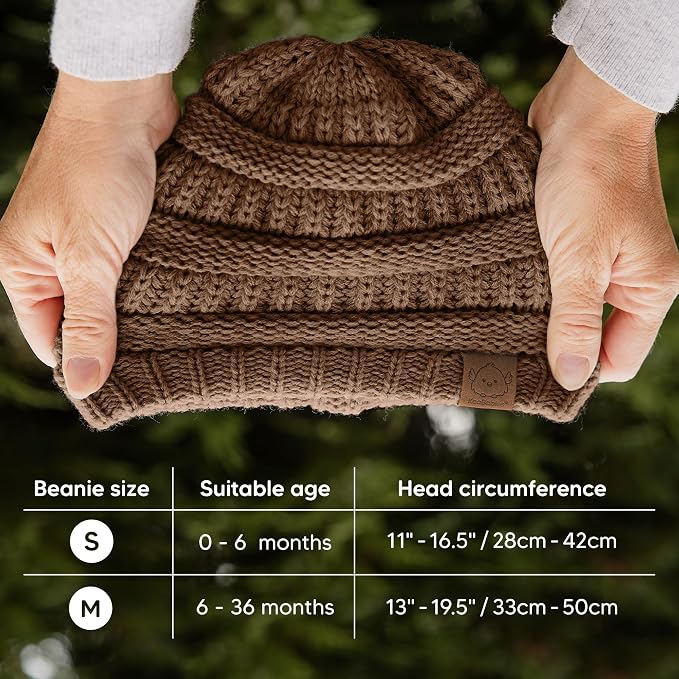 3-Pack Baby Beanies for Boys, Girls - Image 5