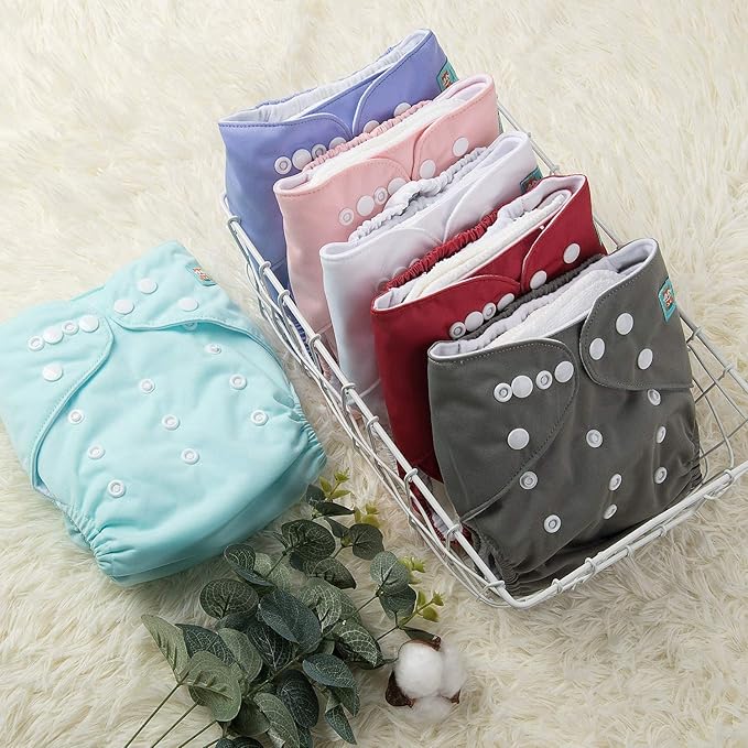 ALVABABY 6 Pack Cloth Diaper - Image 4