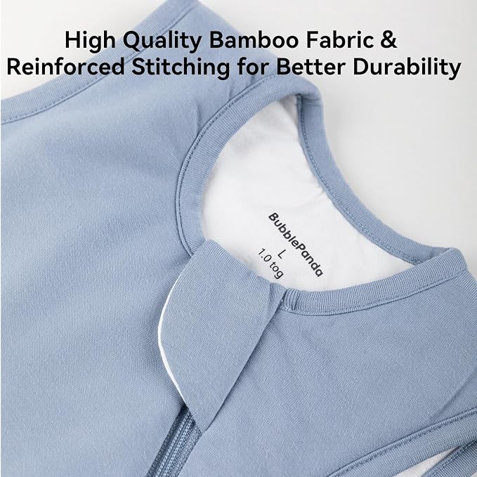 BubblePanda Rayon Made from Bamboo Sleep Sack 6-12 Months 0.5 Tog Soft - Image 5
