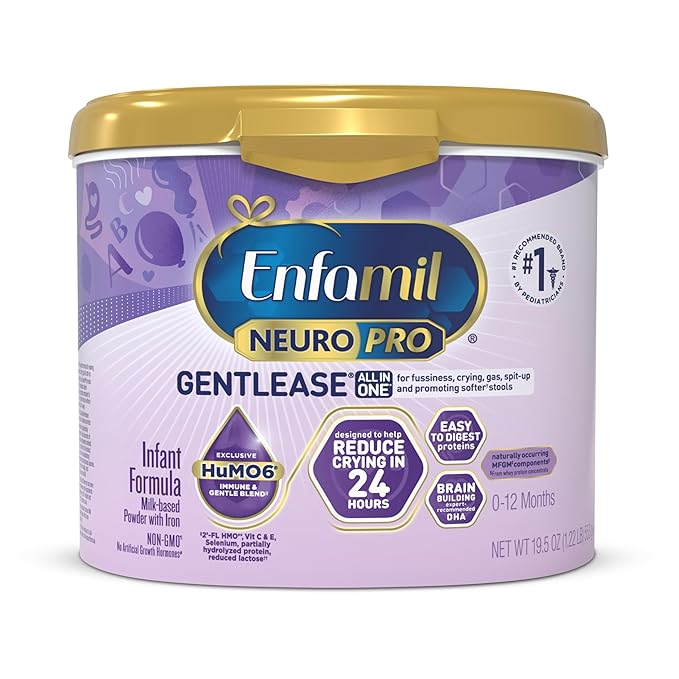 Enfamil NeuroPro Gentlease for easing Fussiness, Spit-up in 24 Hrs, Smaller by Enfamil