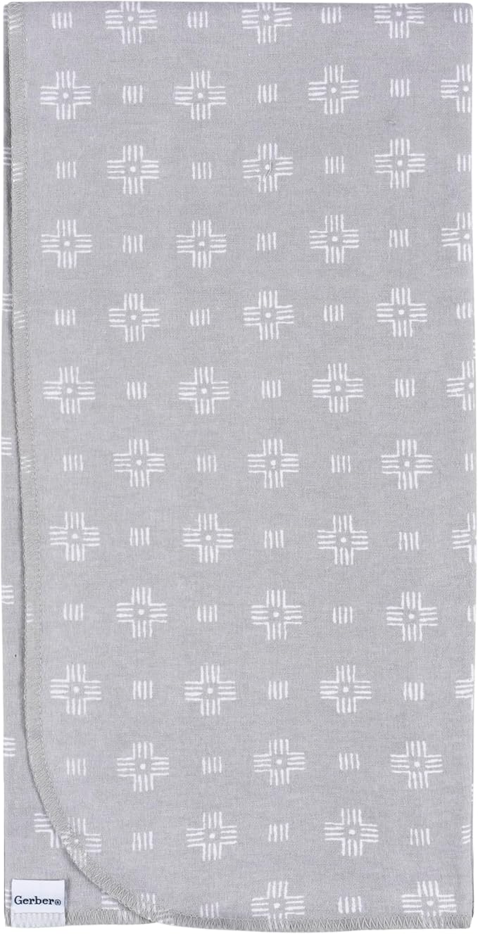 Gerber Unisex Baby 100% Cotton Flannel Receiving Blankets 30x30 Inches - Image 3