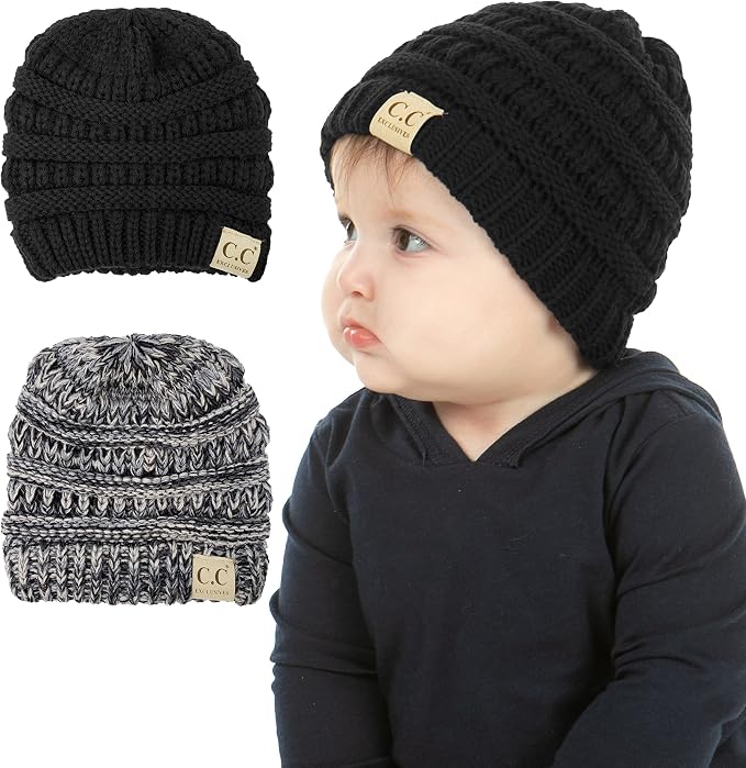 Funky Junque Baby Winter Hat – Cute Newborn Hats, Cozy Warm Infant Beanie by FunkyJunque