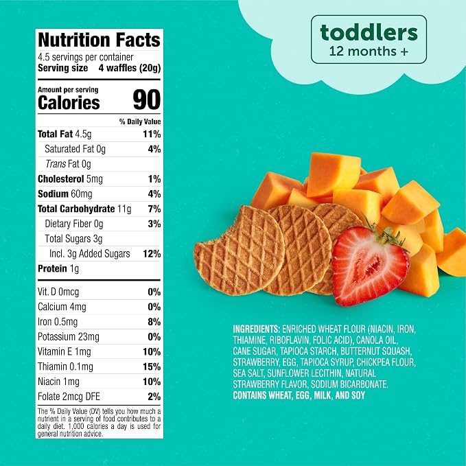 Beech-Nut Toddler Snacks, Mini Waffles - Image 3