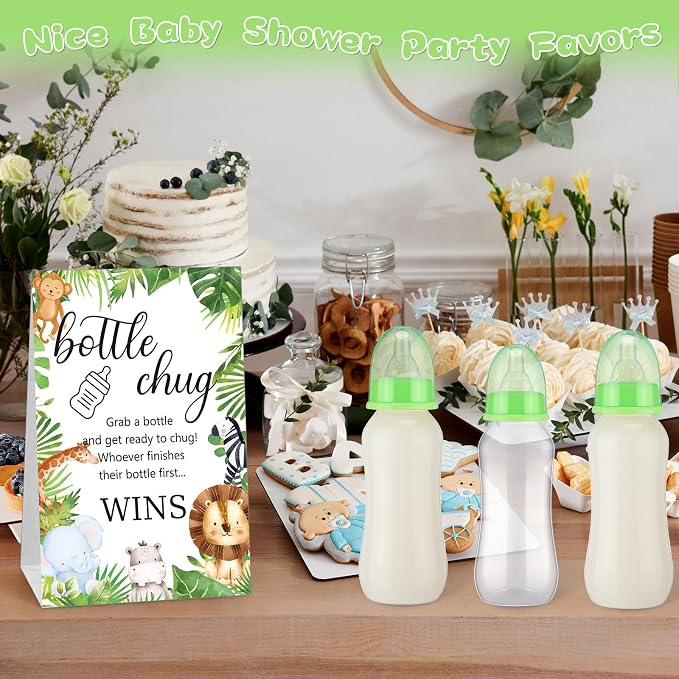 TrelaCo Cool Baby Shower Games Sets 12 Pcs Feeding Bottles - Image 6