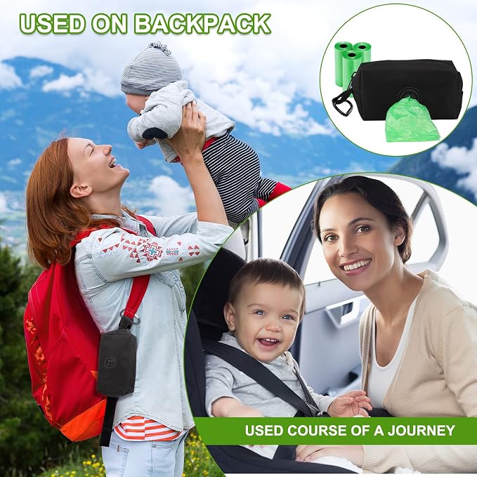 Dingion 3 Pack Diaper Bag Dispenser Set Diaper Trash Dispenser - Image 5