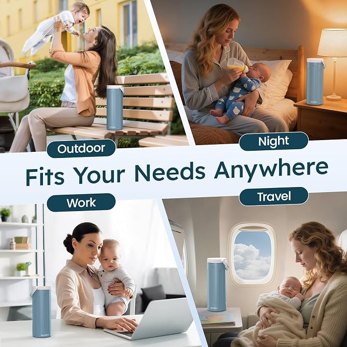 Portable Breast Milk Cooler for Travel, 22oz Large Capacity Breastmilk Chiller - Image 8